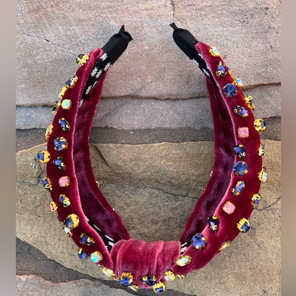 The Rosie Velvet Knotted Headband - Picture 4 of 4